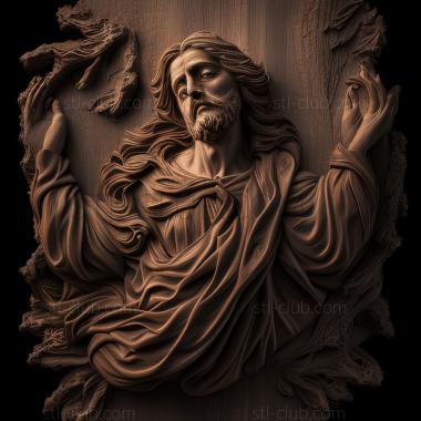 3D model st jesus (STL)